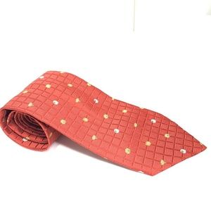 SALVATORE FERRAGAMO Basket Weave Silk Tie Holiday